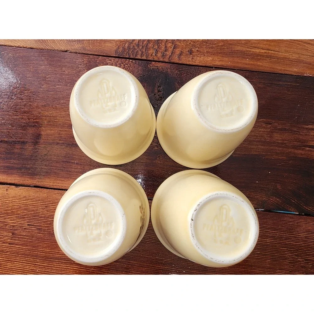 Pfaltzgraff Village Custard Jelly Jam Relish Cups Dishes Set of Four Vintage‎